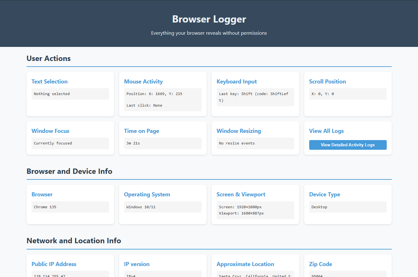 BrowserLogger